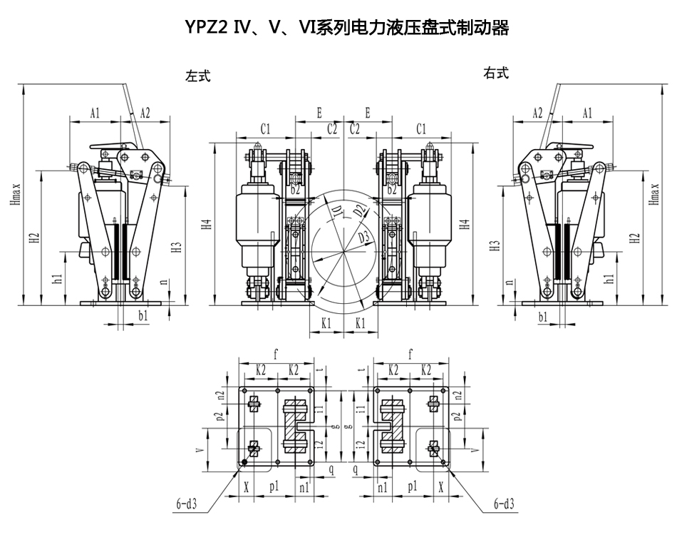 YPZ2系列電力液壓盤式制動(dòng)器介紹